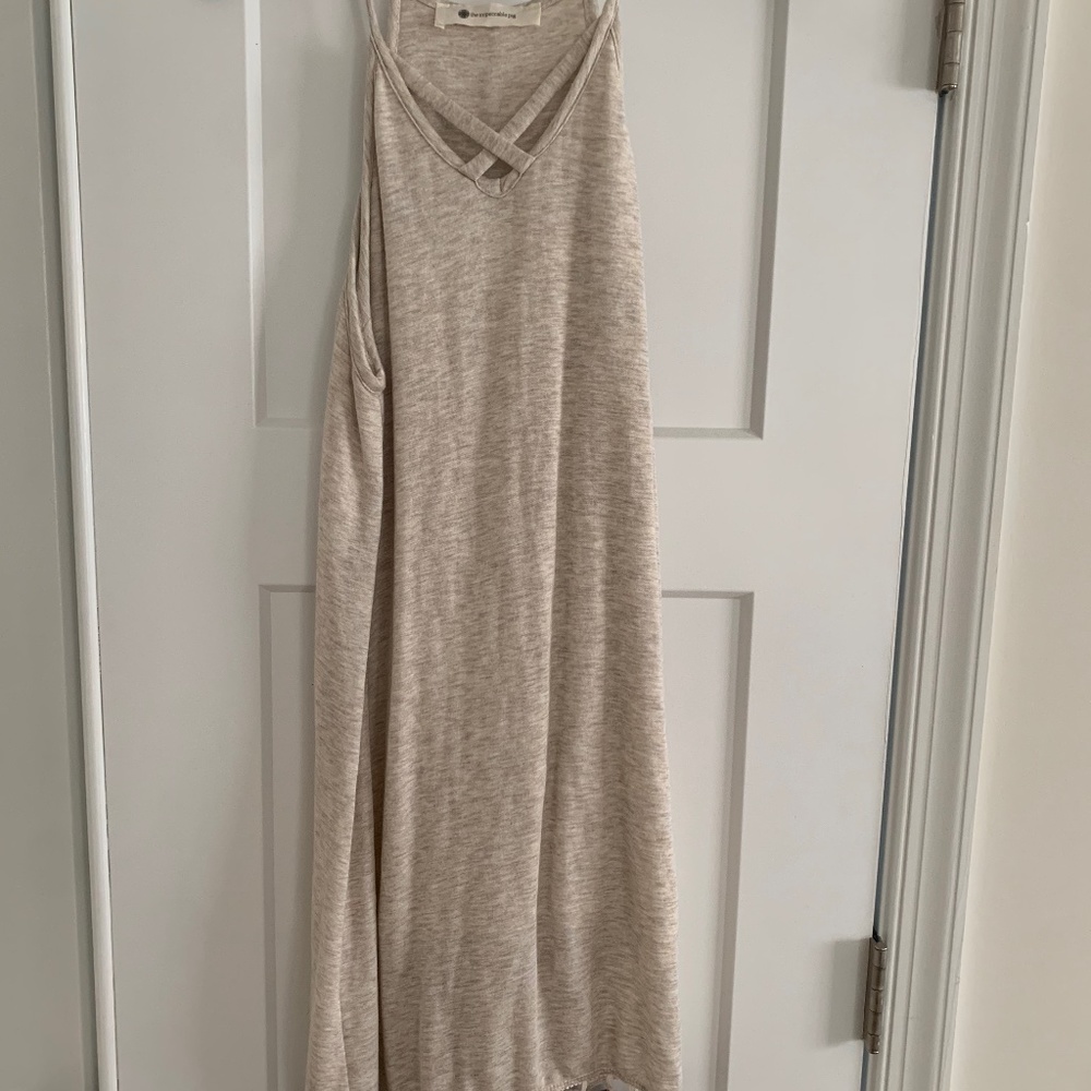 Cream Tassel Dress